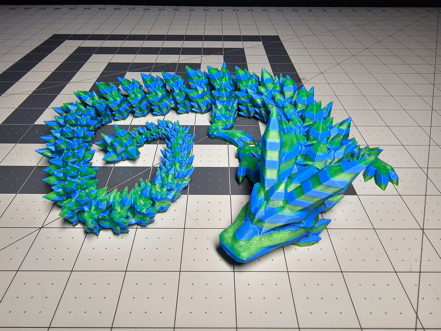 Articulated Crystal Dragon 3D Prints