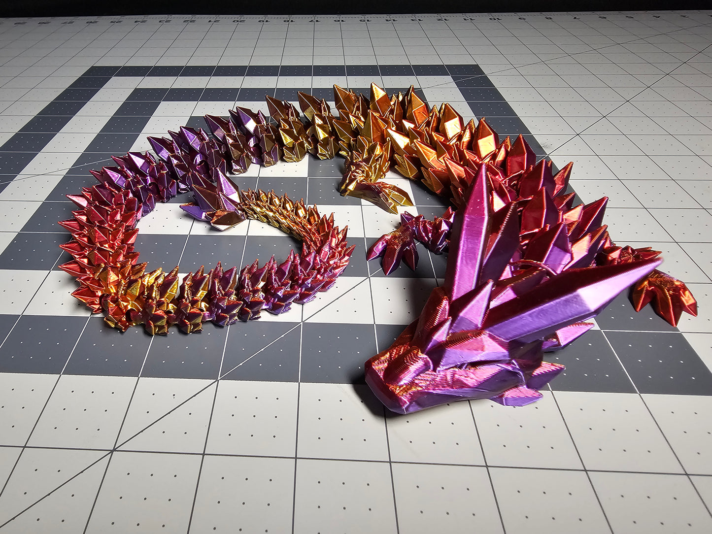 Articulated Crystal Dragon 3D Prints