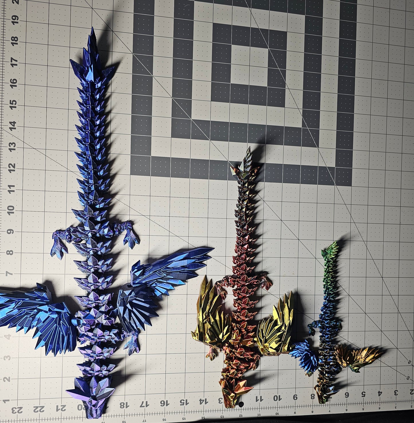 Crystal Wing 3D Printed Dragons
