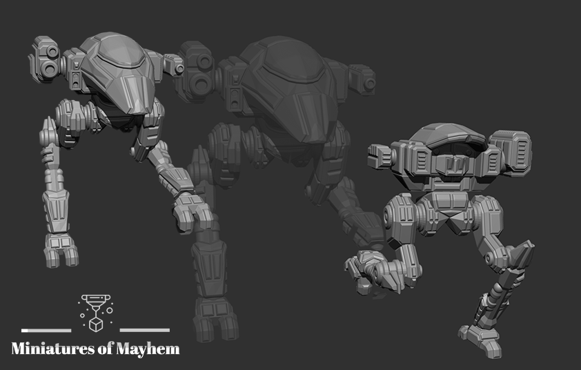 ANV-3M "Anvil" - Alternate Battletech Mechwarrior Miniatures