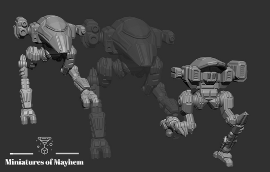 Corvid "Art Pose" - Alternate Battletech Mechwarrior Miniatures