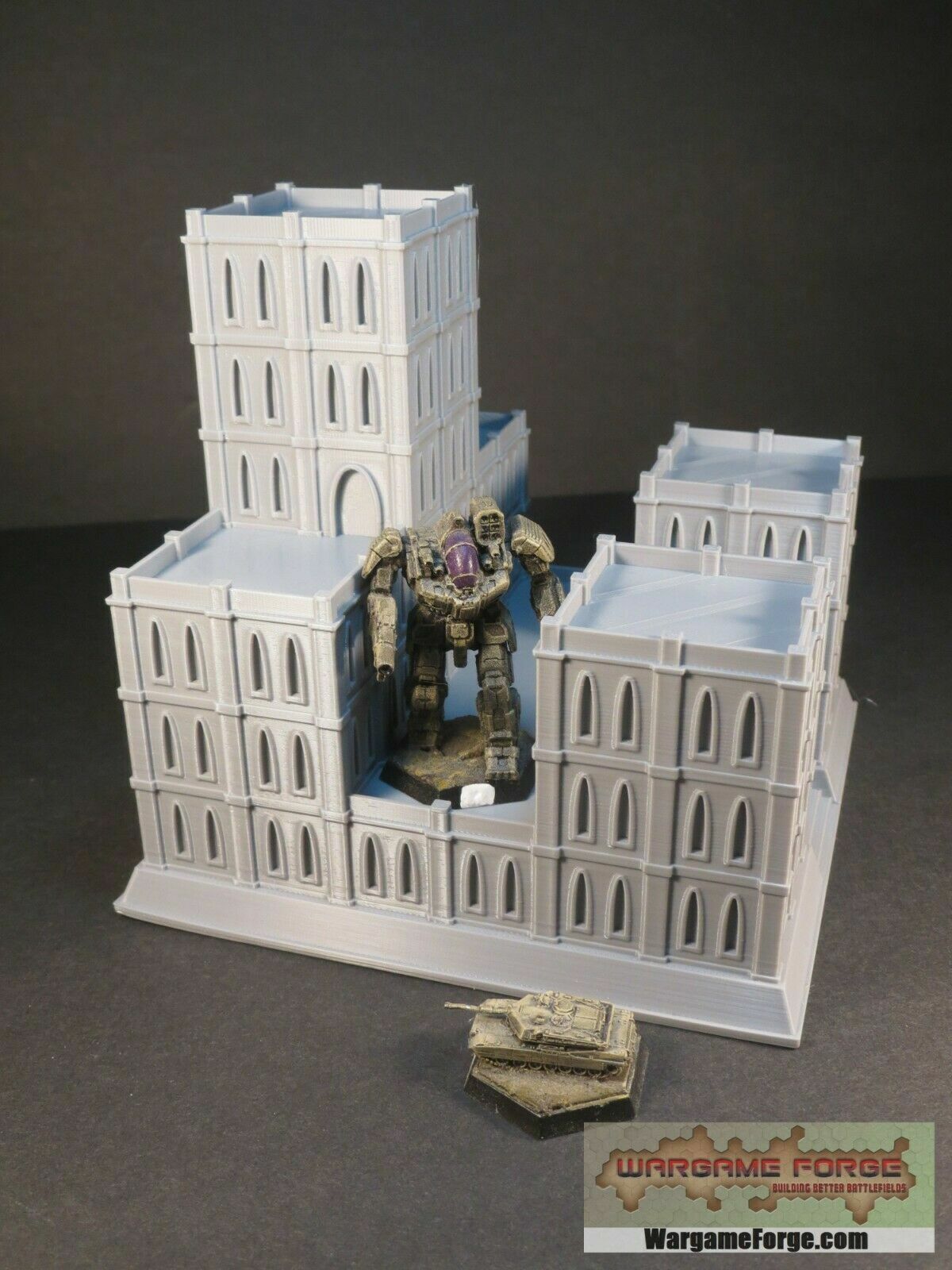 Gothic Imperial Palace | Tabletop Wargame Terrain | Battletech | Warhammer