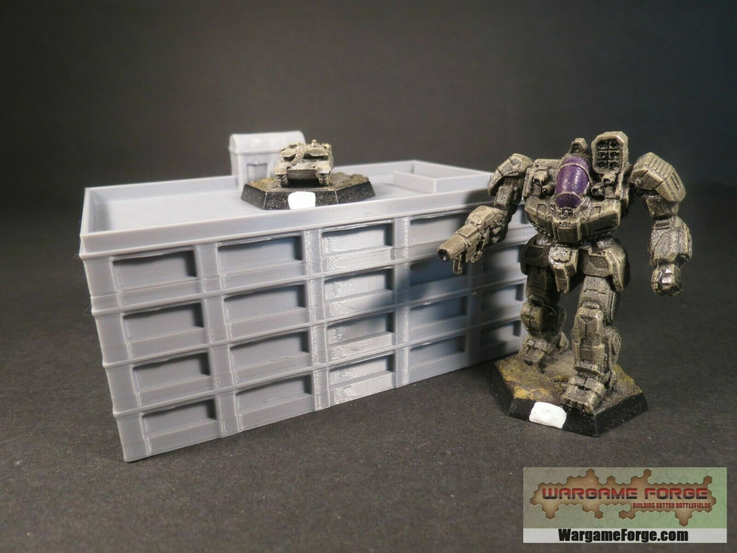 Modern Parking Garage | Tabletop Wargame Terrain | Battletech | Warhammer