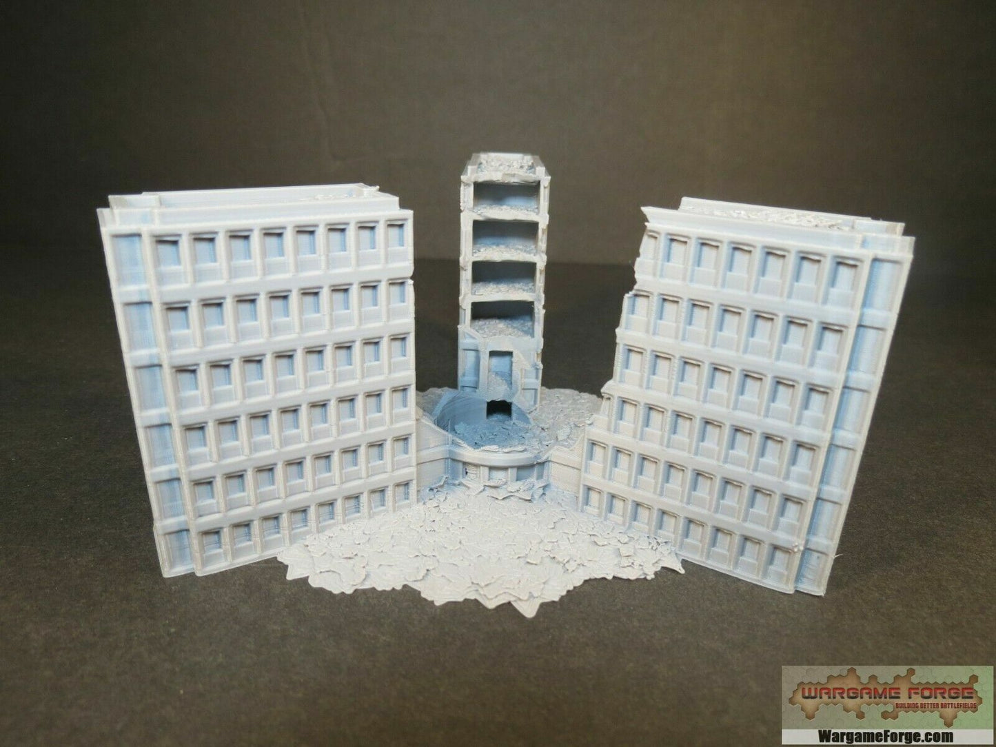 Ruined Sci-Fi Building 19 | Tabletop Wargame Terrain | Battletech | Warhammer