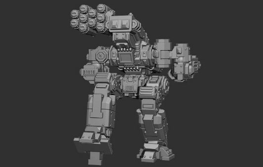 Wackmaster Teuton X2 - Alternate Battletech Mechwarrior Miniatures