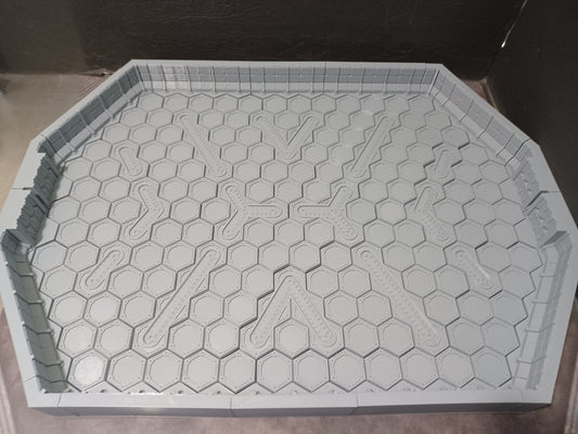 Mech Arena, Battlemechs 3D Printed Tabletop War Game Terrain Battletech / Steiner Inspired / Customizable Area / Tournament Style Mech Arena