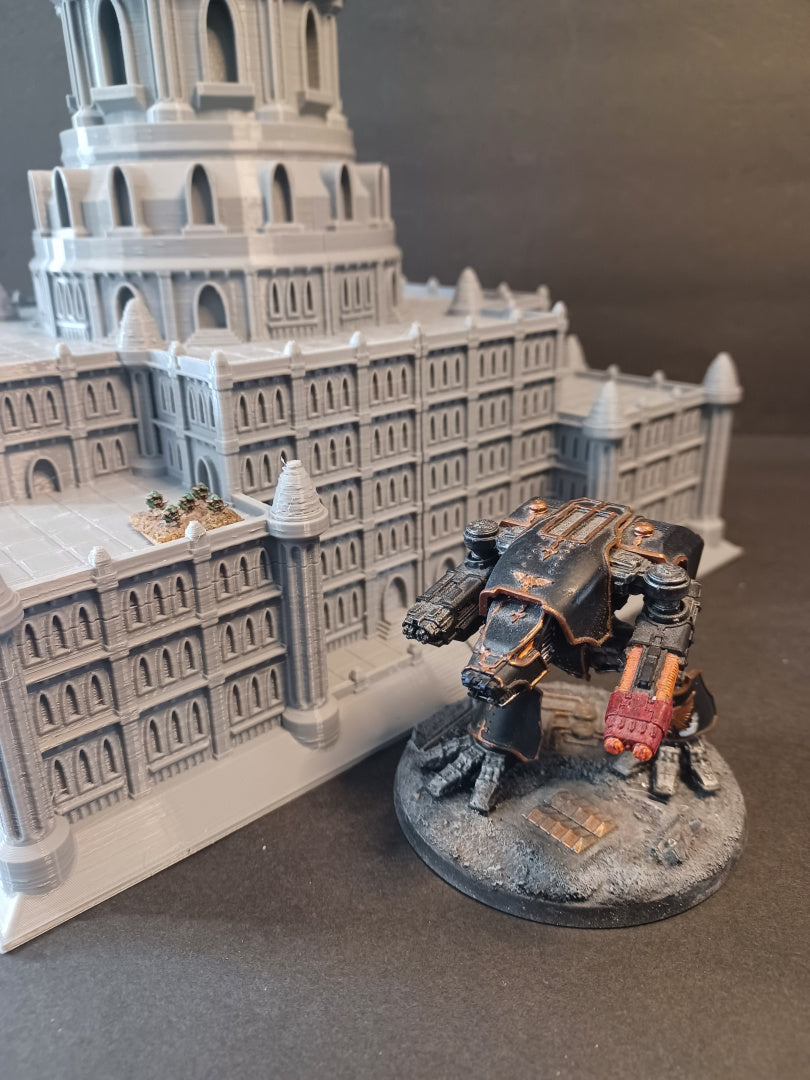 Gothic Imperial Senate Building - Tabletop Wargame Terrain Battletech Warhammer