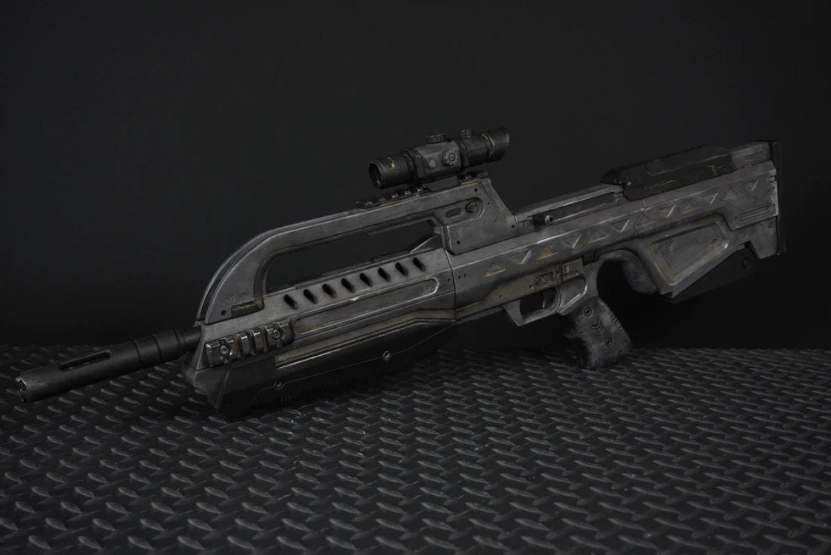 Halo Infinite BR Replica - 3D Printed Full-Size - Master Chief's Weaponry for Cosplay, Collectors, and Gamers
