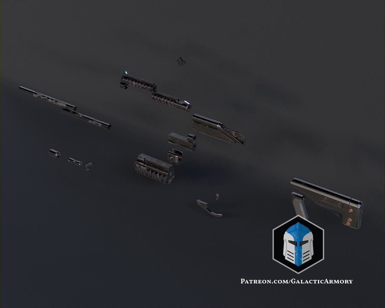 Halo M90 Shotty Replica - 3D Printed Full-Size - Master Chief's Weaponry for Cosplay, Collectors, and Gamers