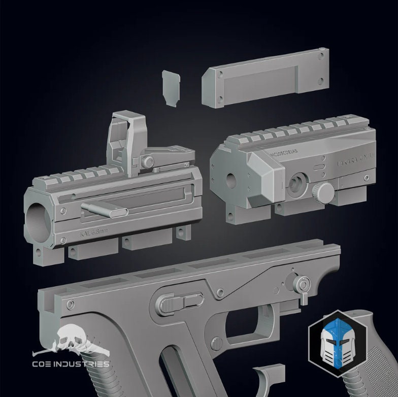 Halo Infinite VK78 Commando Rifle Replica - 3D Printed Full-Size - Master Chief's Weaponry for Cosplay, Collectors, and Gamers