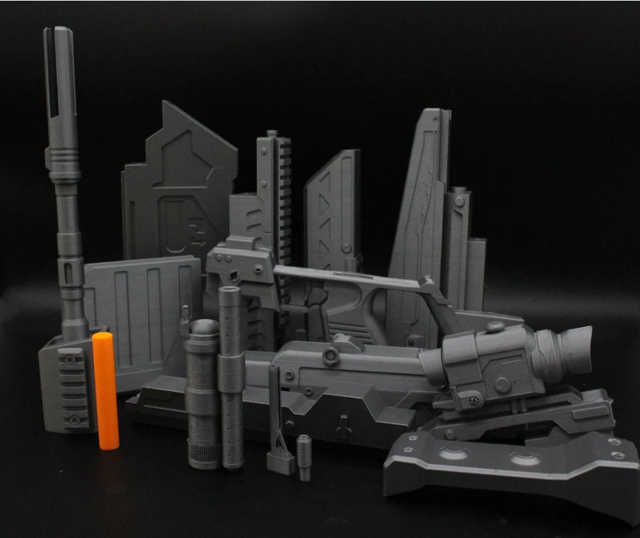 Halo Reach DMR Replica - 3D Printed Full-Size - Master Chief's Weaponry for Cosplay, Collectors, and Gamers