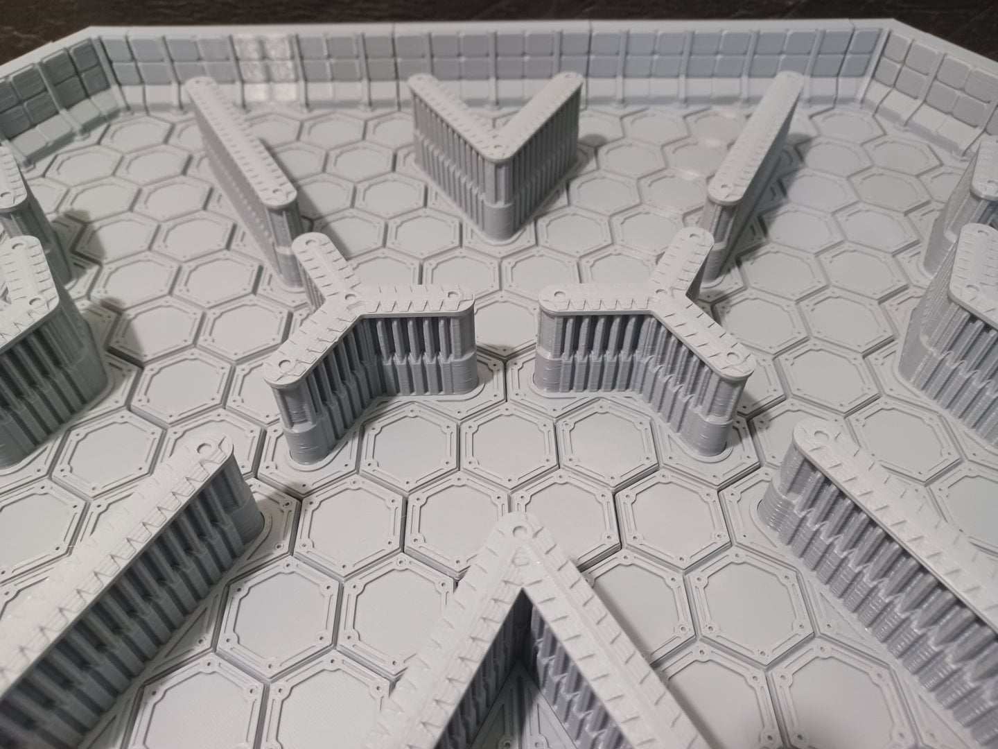 Mech Arena, Battlemechs 3D Printed Tabletop War Game Terrain Battletech / Steiner Inspired / Customizable Arena /Tournament Style Mech Arena