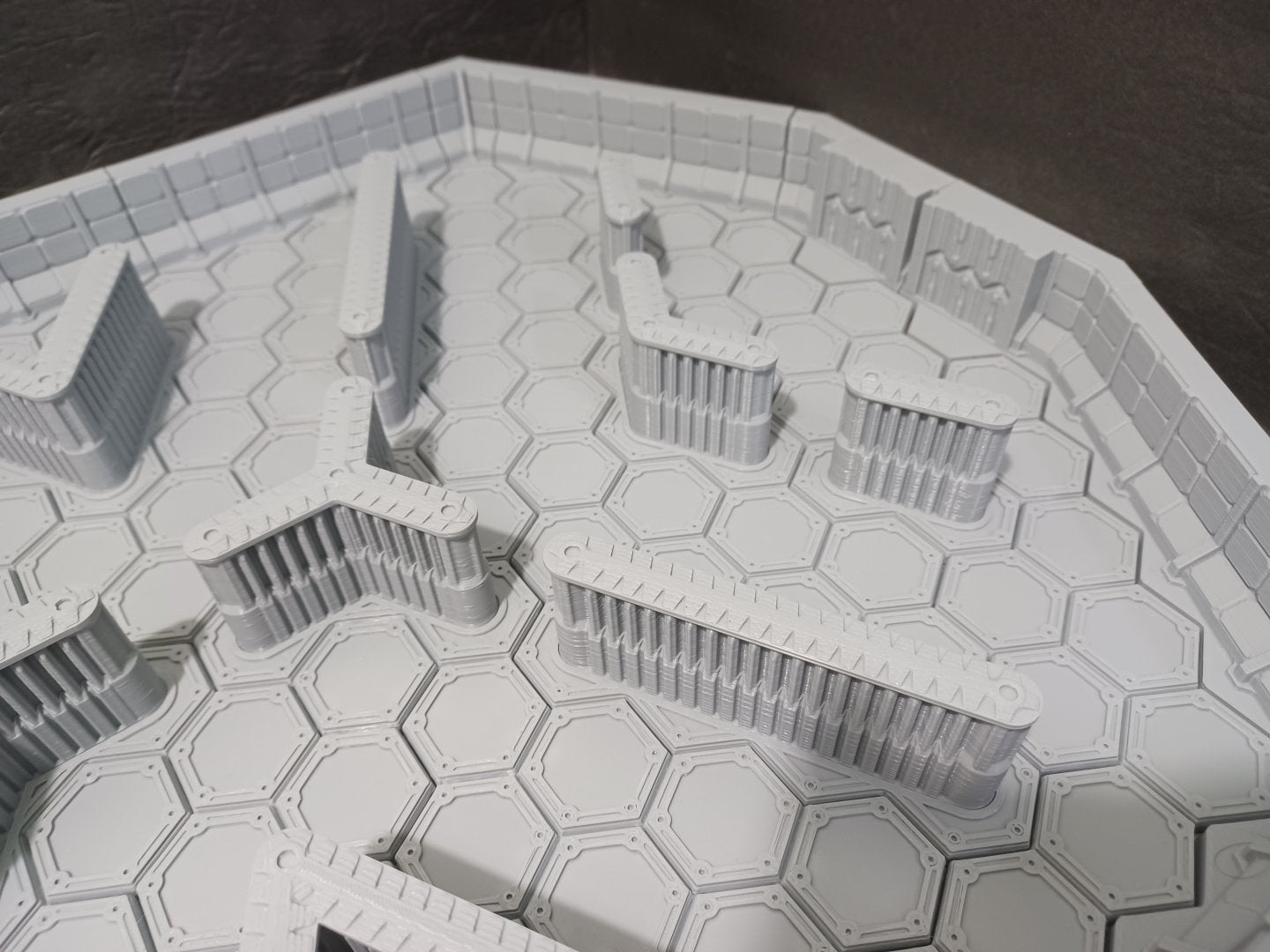 Mech Arena, Battlemechs 3D Printed Tabletop War Game Terrain Battletech / Steiner Inspired / Customizable Arena /Tournament Style Mech Arena