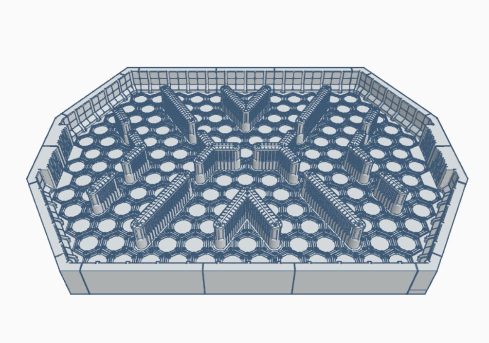Mech Arena, Battlemechs 3D Printed Tabletop War Game Terrain Battletech / Steiner Inspired / Customizable Arena /Tournament Style Mech Arena