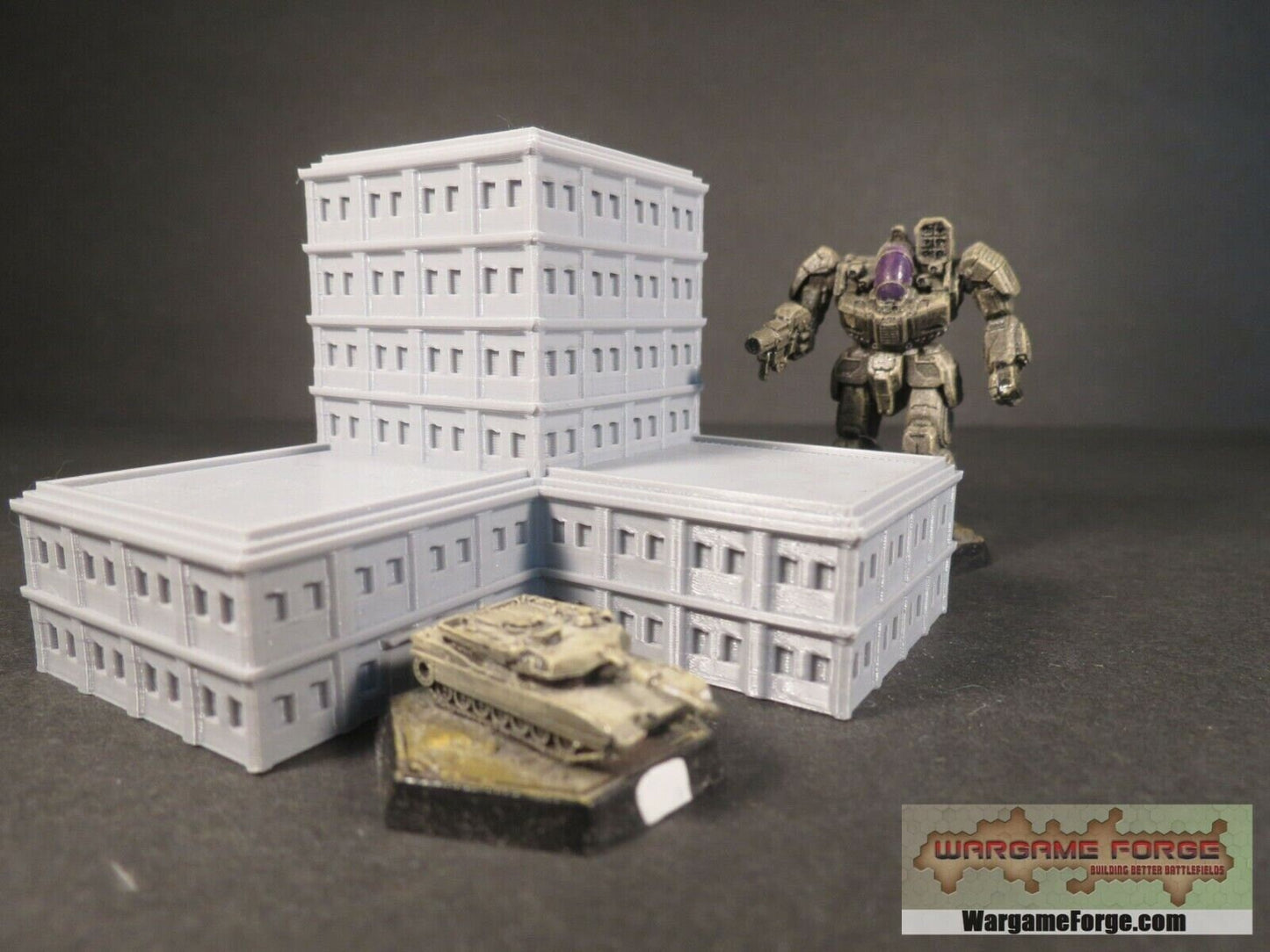 Modern Building 6, Tabletop War Game Terrain Battletech