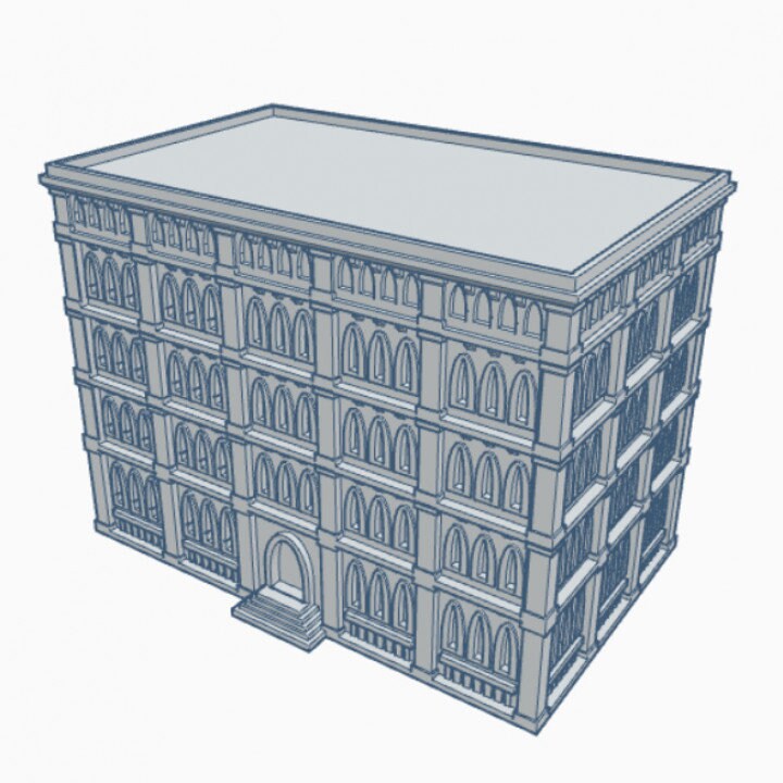 Gothic Building 111 (G111), Tabletop War Game Terrain Battletech