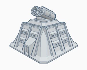 Weapon Emplacement Towers - Tabletop War Game Terrain Battletech