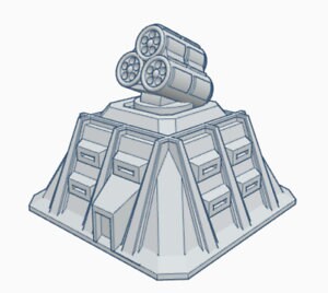 Weapon Emplacement Towers - Tabletop War Game Terrain Battletech