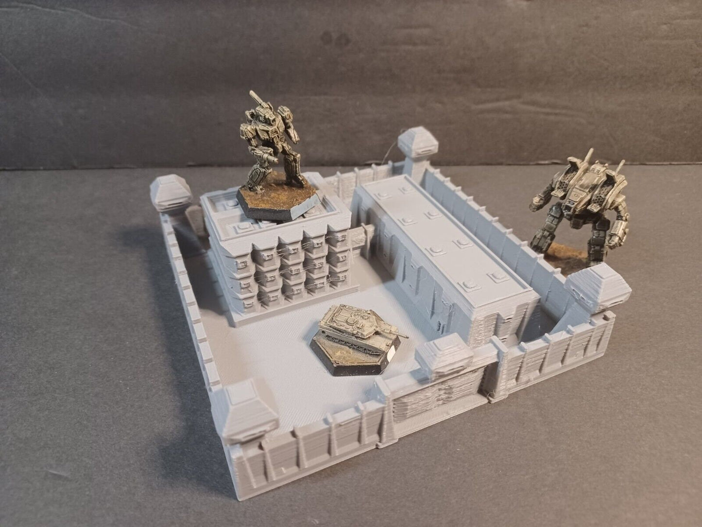 Security Complex - Tabletop War Game Terrain Battletech / 3D Printed / Custom Terrain / Mechwarrior Terrain