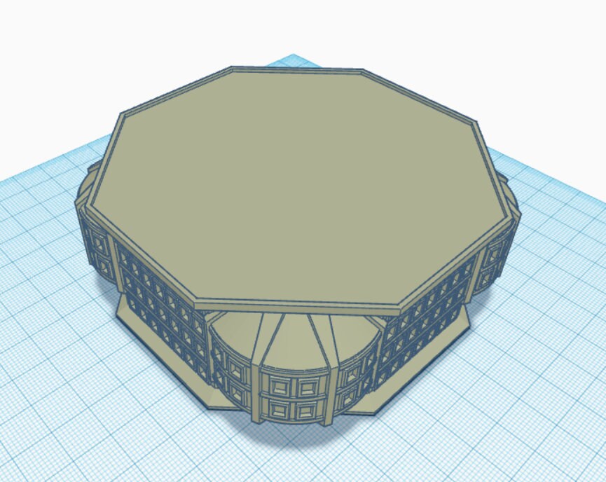 Fusion Tower (Middle Piece x1), Tabletop War Game Terrain Battletech