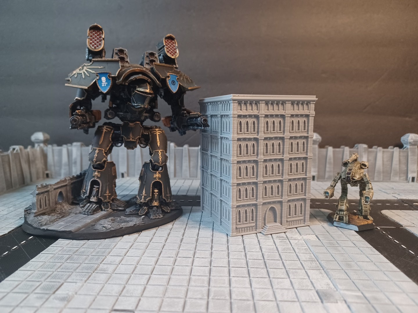 Gothic Building 104 (G104), Tabletop War Game Terrain Battletech