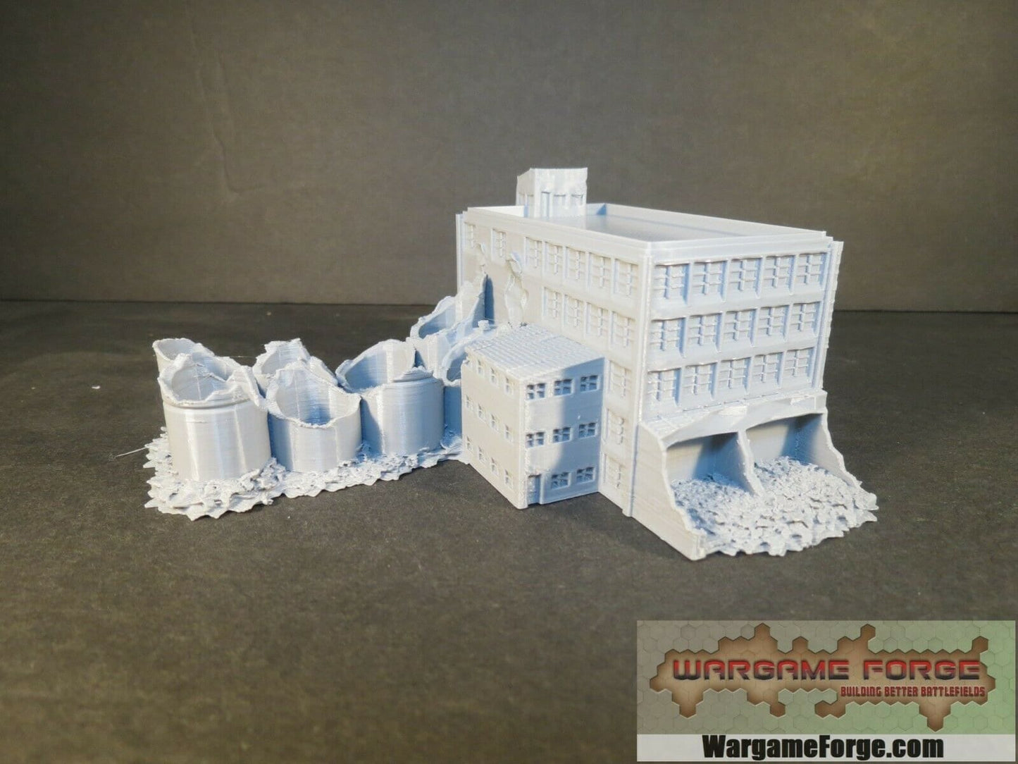 Ruined Food Processing Plant 10 - Tabletop War Game Terrain Battletech