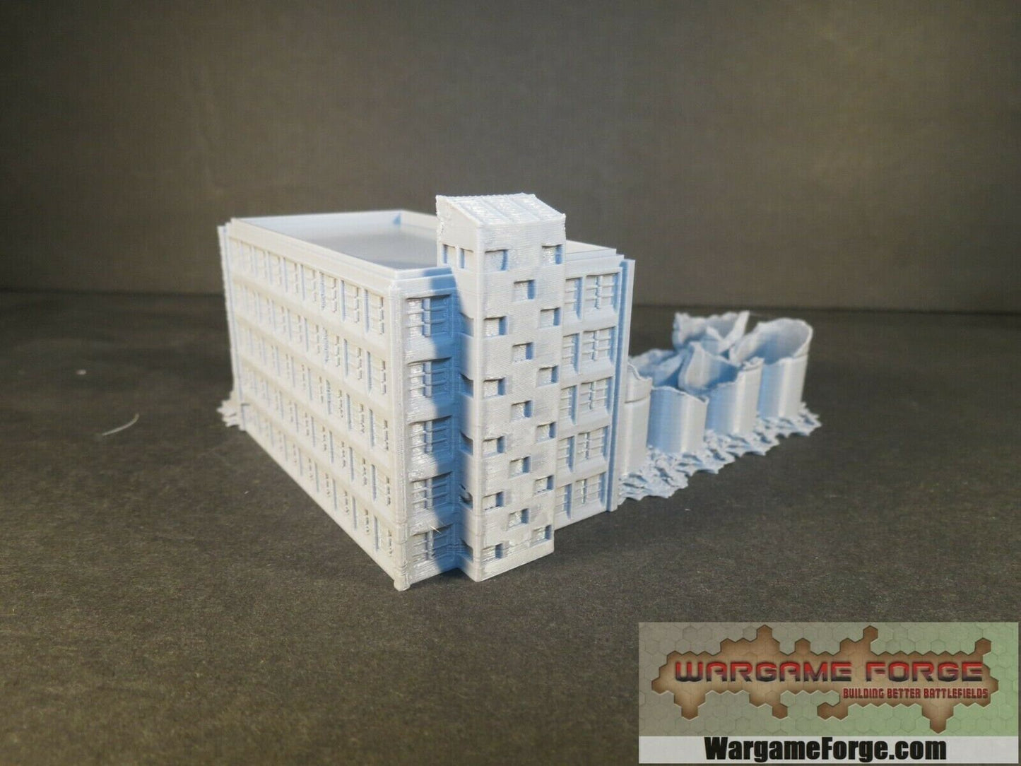 Ruined Food Processing Plant 10 - Tabletop War Game Terrain Battletech