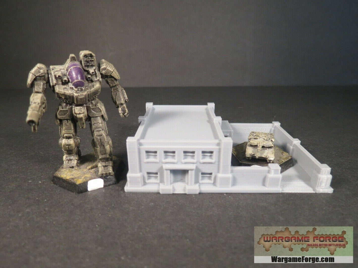 Modern Police Station 14 - Tabletop War Game Terrain Battletech