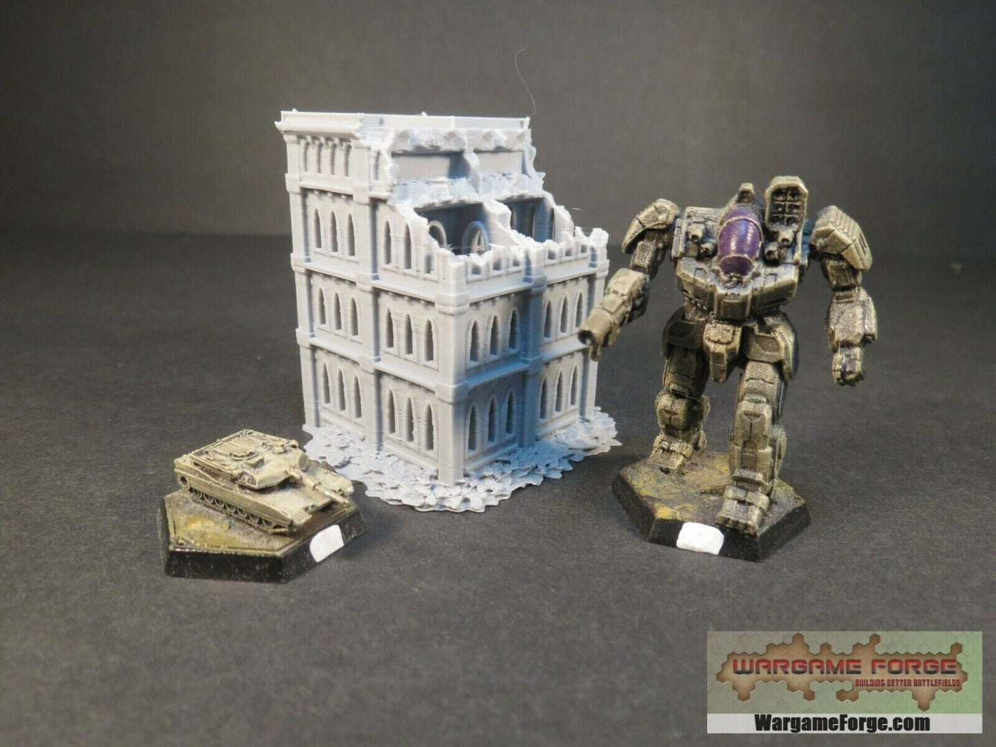 Gothic Epic Ruined Building 11 - Tabletop War Game Terrain Battletech