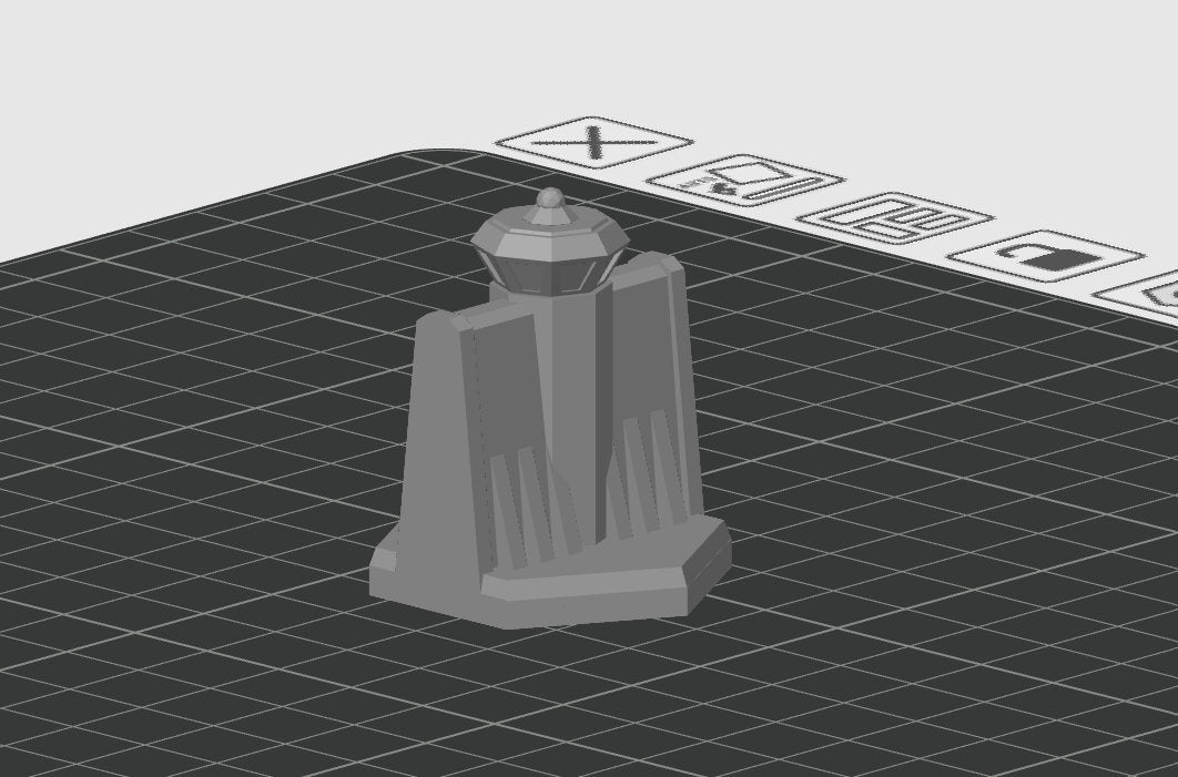 Hex Anti Mech Tower Walls / Straight / 2-Way / 3-Way - Tabletop War Game Terrain Battletech