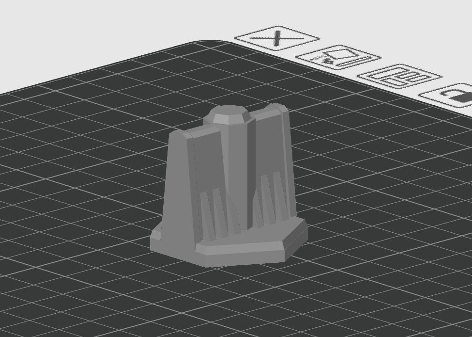 Hex Anti Mech Tower Walls / Straight / 2-Way / 3-Way - Tabletop War Game Terrain Battletech