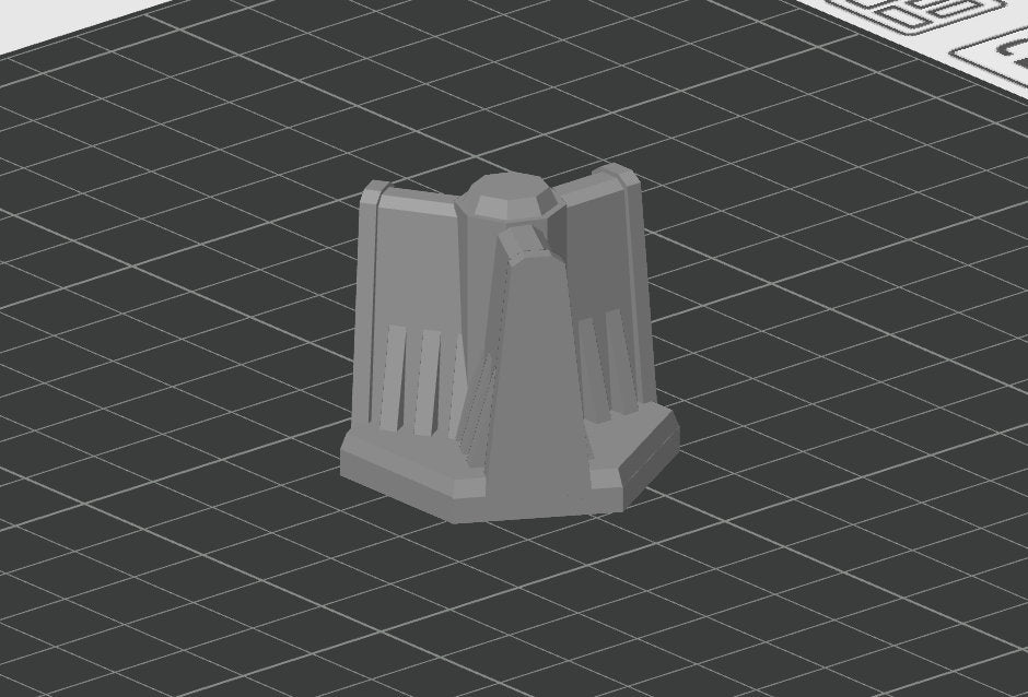 Hex Anti Mech Tower Walls / Straight / 2-Way / 3-Way - Tabletop War Game Terrain Battletech