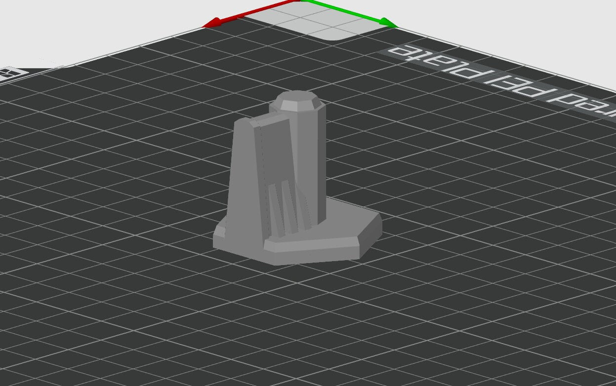 Gate-End Walls-Tower Walls Hex Anti Mech Wall - Tabletop War Game Terrain Battletech
