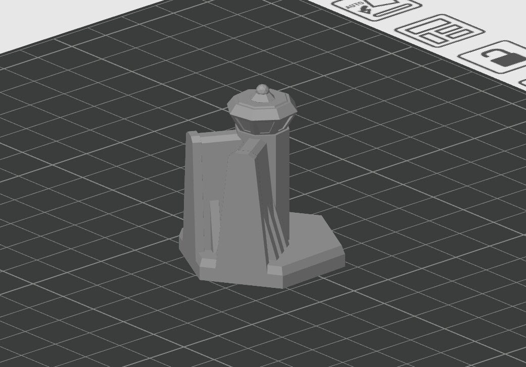 Hex Anti Mech Tower Walls / Straight / 2-Way / 3-Way - Tabletop War Game Terrain Battletech