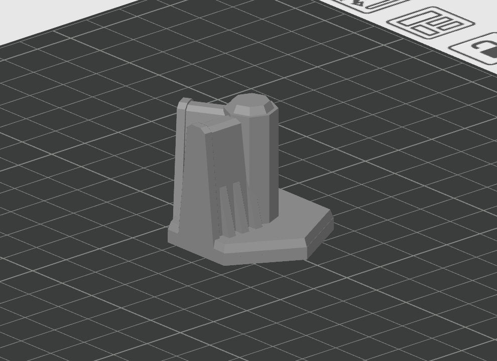 Hex Anti Mech Tower Walls / Straight / 2-Way / 3-Way - Tabletop War Game Terrain Battletech