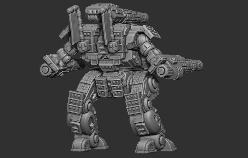 Dragon Behimosu Alt (By PMW) - Alternate Battletech Mechwarrior Miniatures