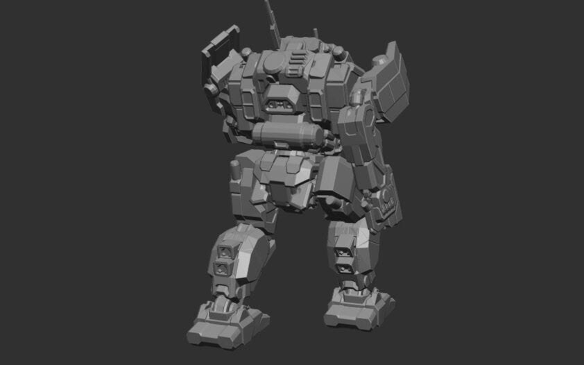 CGR-1A4 "Charger" - Alternate Battletech Mechwarrior Miniatures
