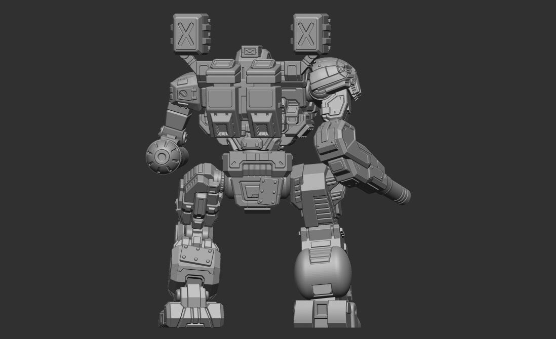 Ripper 12X (By PMW)- Alternate Battletech Mechwarrior Miniatures