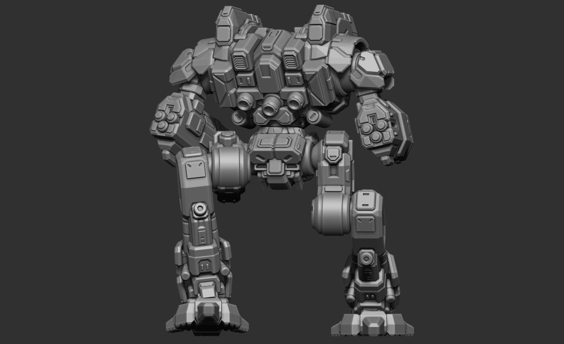 Crimson Cobra A (By PMW) - Alternate Battletech Mechwarrior Miniatures