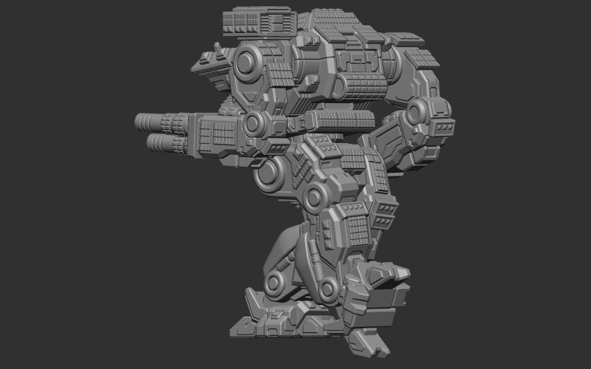 Dragon Warkari Prime Alt 1 (By PMW) - Alternate Battletech Mechwarrior Miniatures