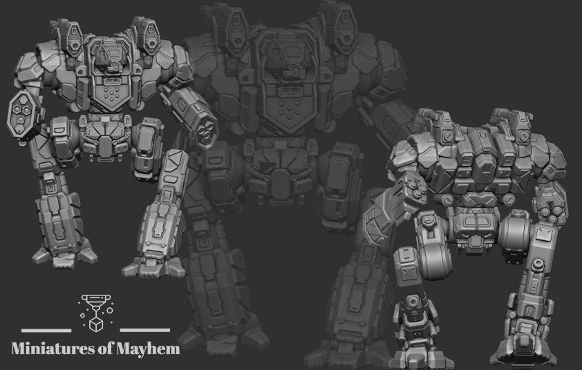 Crimson Cobra Prime Alt (By PMW) - Alternate Battletech Mechwarrior Miniatures