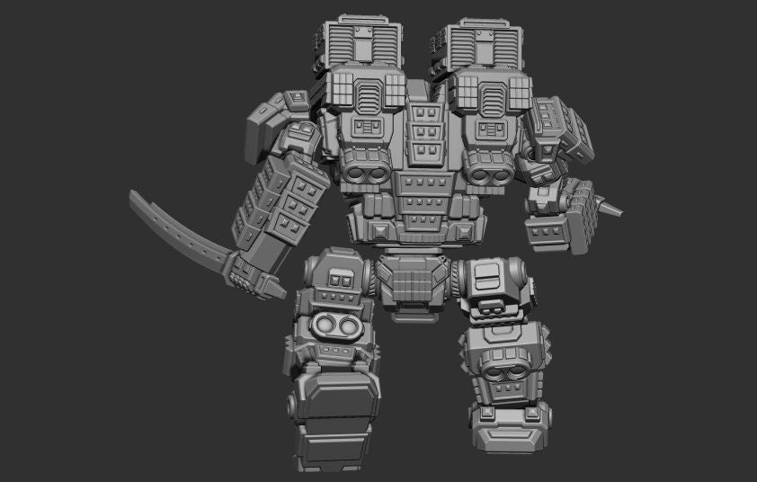 Dragon Brokeback KAZE Alt (By PMW) - Alternate Battletech Mechwarrior Miniatures