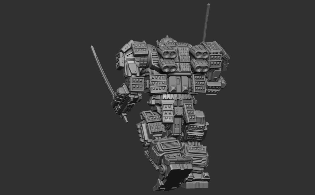 Dragon Atorasu KAZE (By PMW) - Alternate Battletech Mechwarrior Miniatures