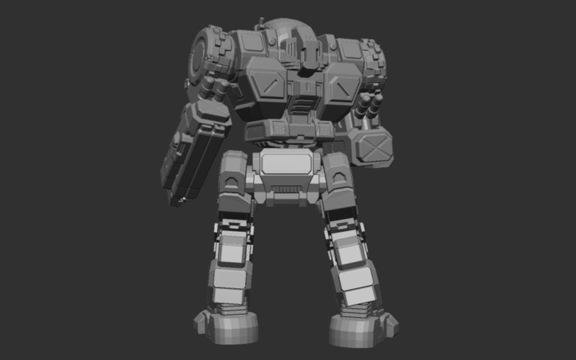 GAR-Prime "Man O' War" - Alternate Battletech Mechwarrior Miniatures