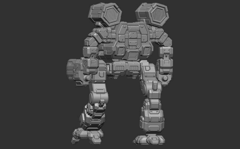Splinter Wulf Bounty Hunter 2 (By PMW)- Alternate Battletech Mechwarrior Miniatures