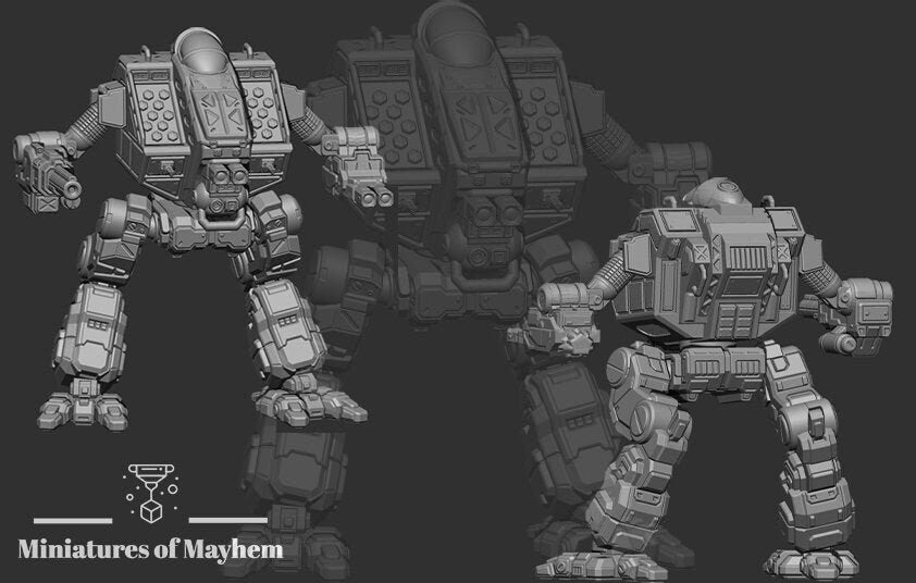 Demiurge Prime (By PMW) - Alternate Battletech Mechwarrior Miniatures