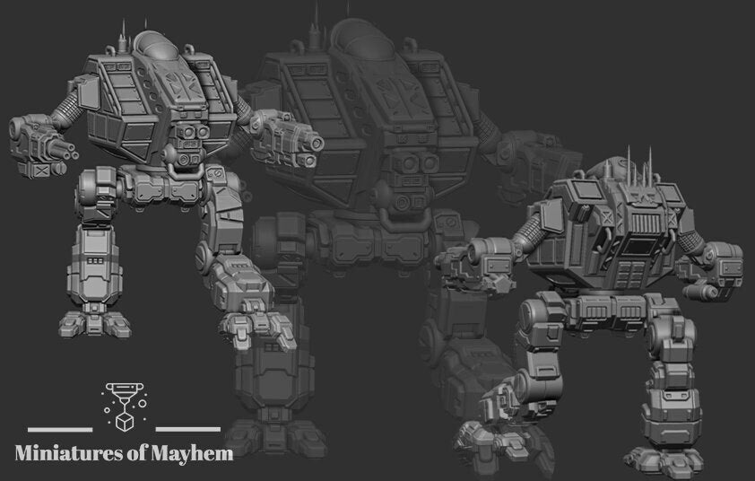 Demiurge E (By PMW) - Alternate Battletech Mechwarrior Miniatures