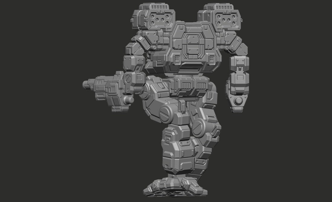 Splinter Wulf D (By PMW)- Alternate Battletech Mechwarrior Miniatures