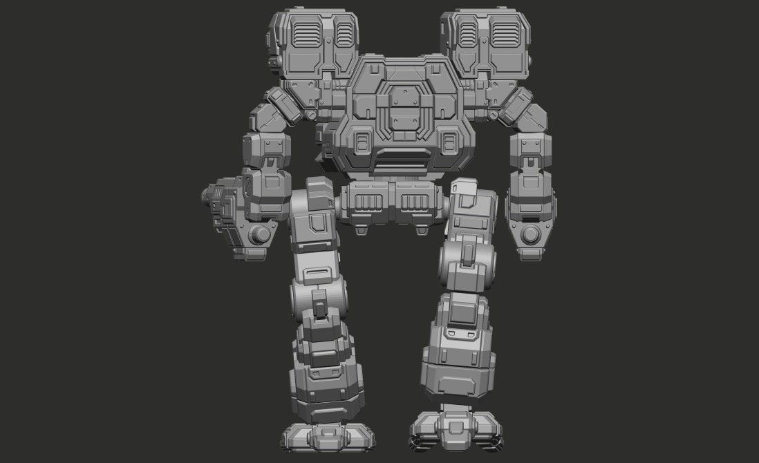 Splinter Wulf N (By PMW)- Alternate Battletech Mechwarrior Miniatures