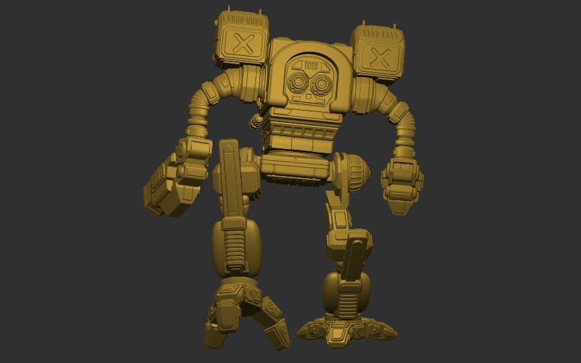 Splinter Wulf Prime Classic Alt 2 (By PMW)- Alternate Battletech Mechwarrior Miniatures